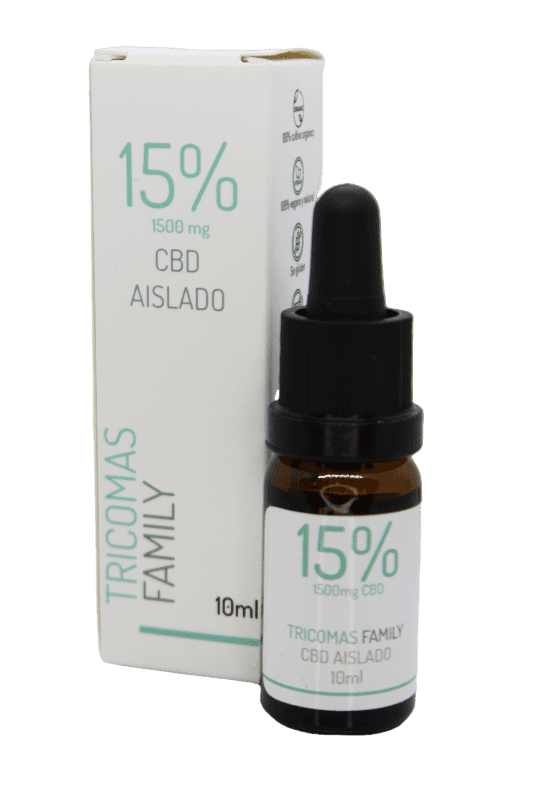 ACEITE CBD AISLADO 15% TRICOMASFAMILY